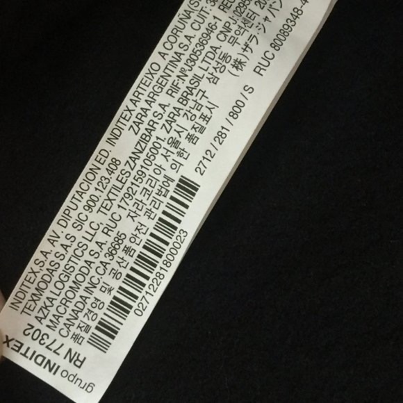 Zara Sweatshirt Sweater Size Small - Fits Bigger Than A Small 2712/281 - Picture 10 of 10